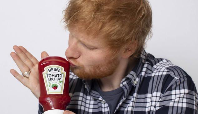 Ed Sheeran ketchup Heinz