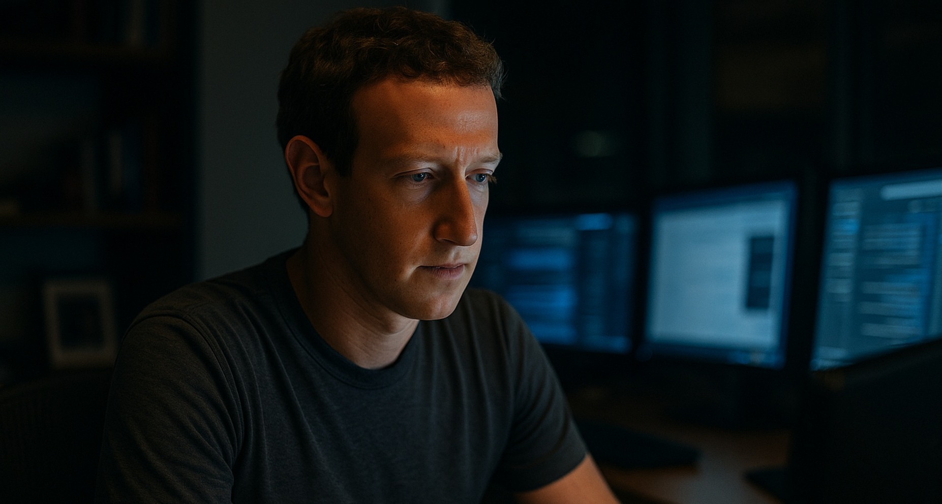 Mark Zuckerberg busca revolucionar el modelo la industria publicitaria con inteligencia artificial Imagen de Mark Zuckerberg generada con inteligencia artificial