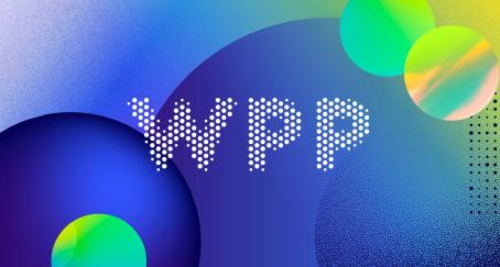 WPP podría eliminar la marca GroupM, que se llamaría WPP Media Logotipo de WPP sobre fondo azul