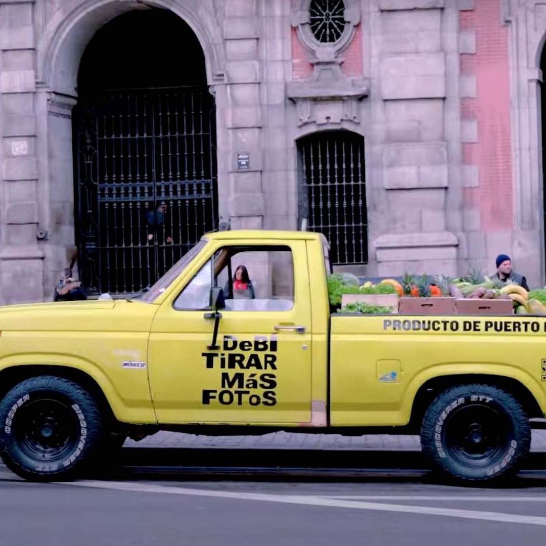 Camioneta de Bad Bunny en Madrid