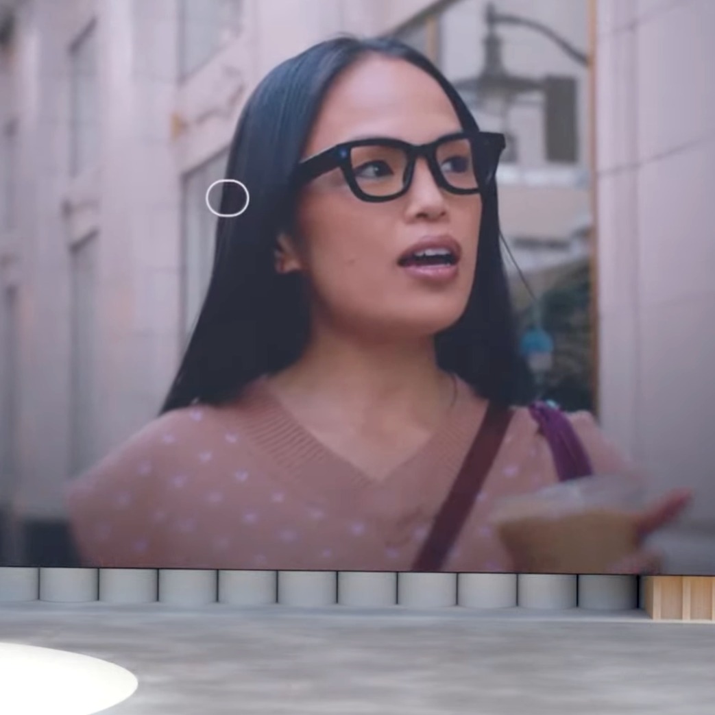 Google integra IA y realidad extendida para una nueva generación de gafas inteligentes Foto tomada por gafas inteligentes