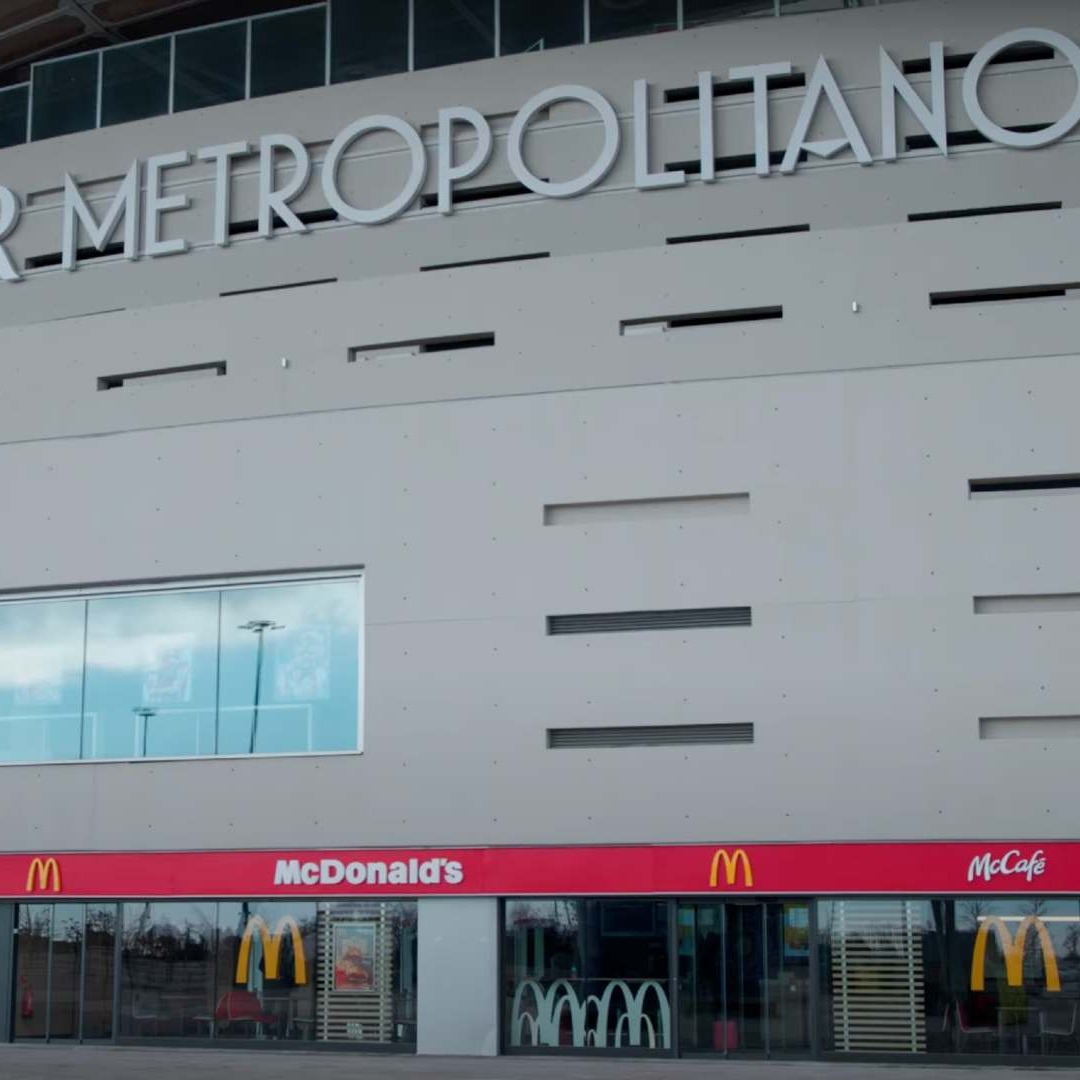 Restaurante McDonald's en el estadio del Atlético de Madrid