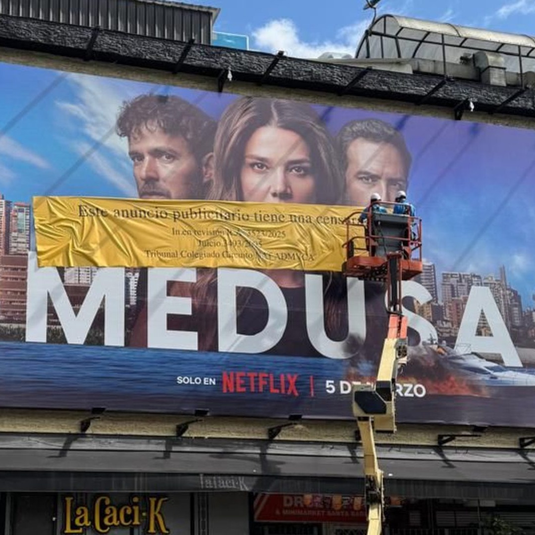 Cartel promocional de la serie Medusa, de Netflix