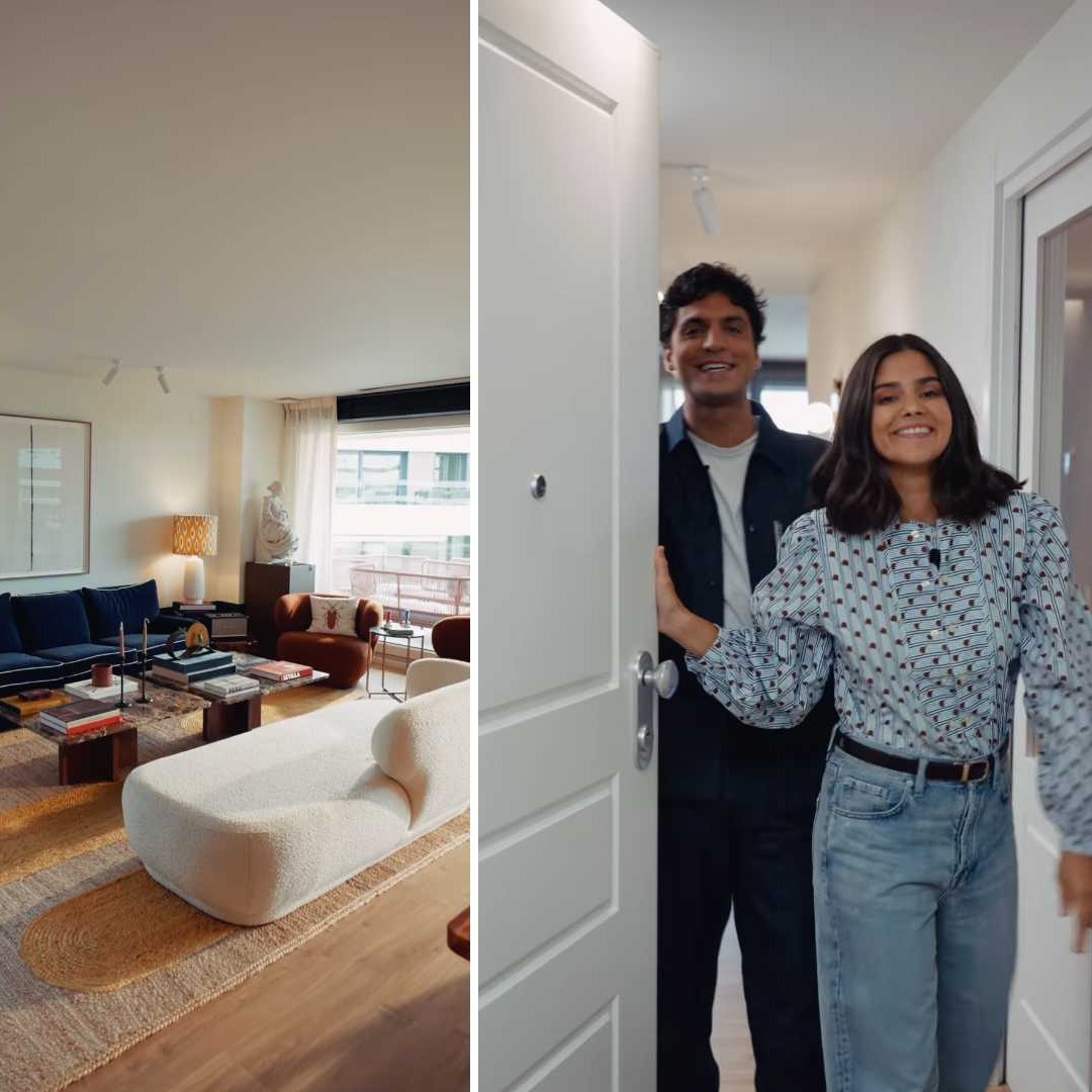 Tomás Páramo y María G. De Jaime enseñan su casa en la campaña Hogares Zurich