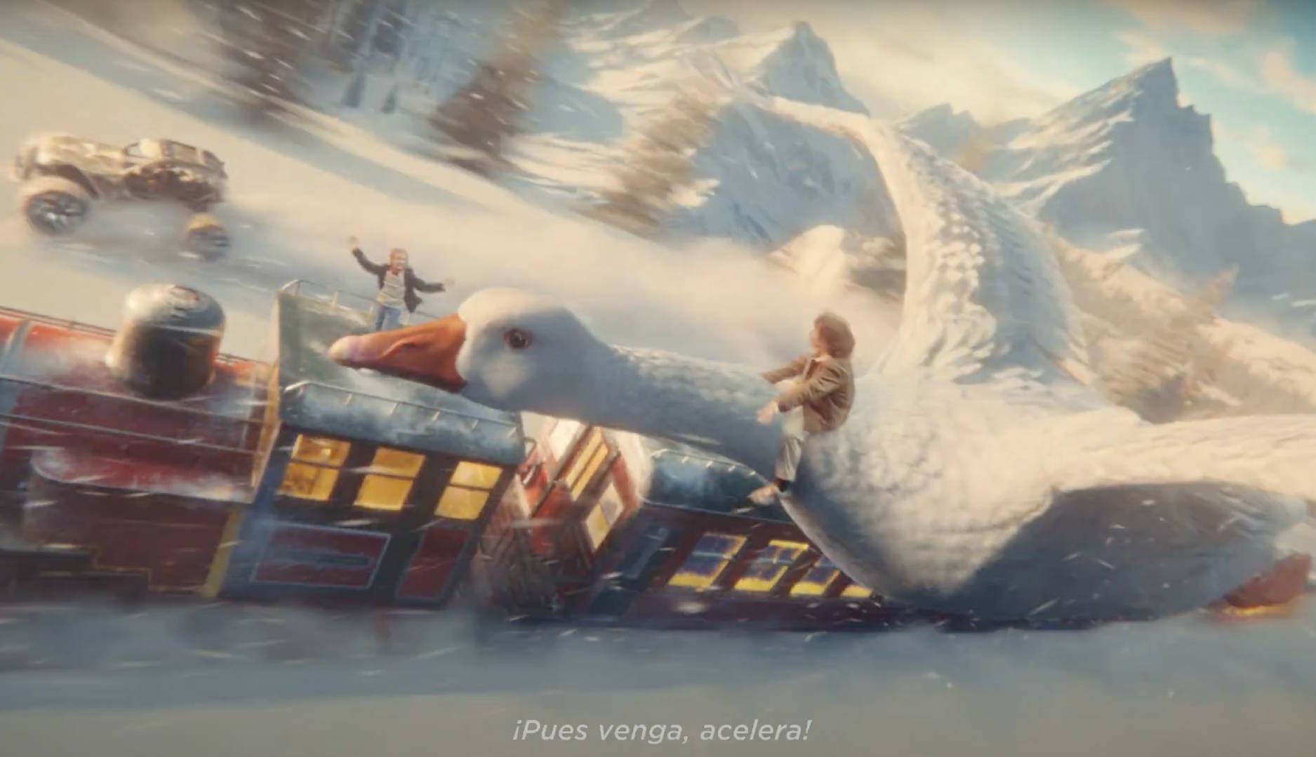 Imagen del anuncio de Navidad de El Corte Inglés