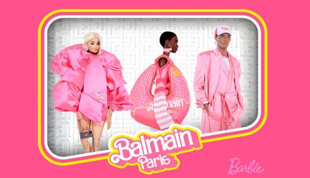 Variante Dependiente Bueno Balmain lanza una colección de ropa y accesorios para Barbie que incluye  NFTs