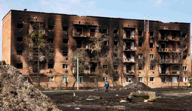Ucrania_guerra-edificio destruido