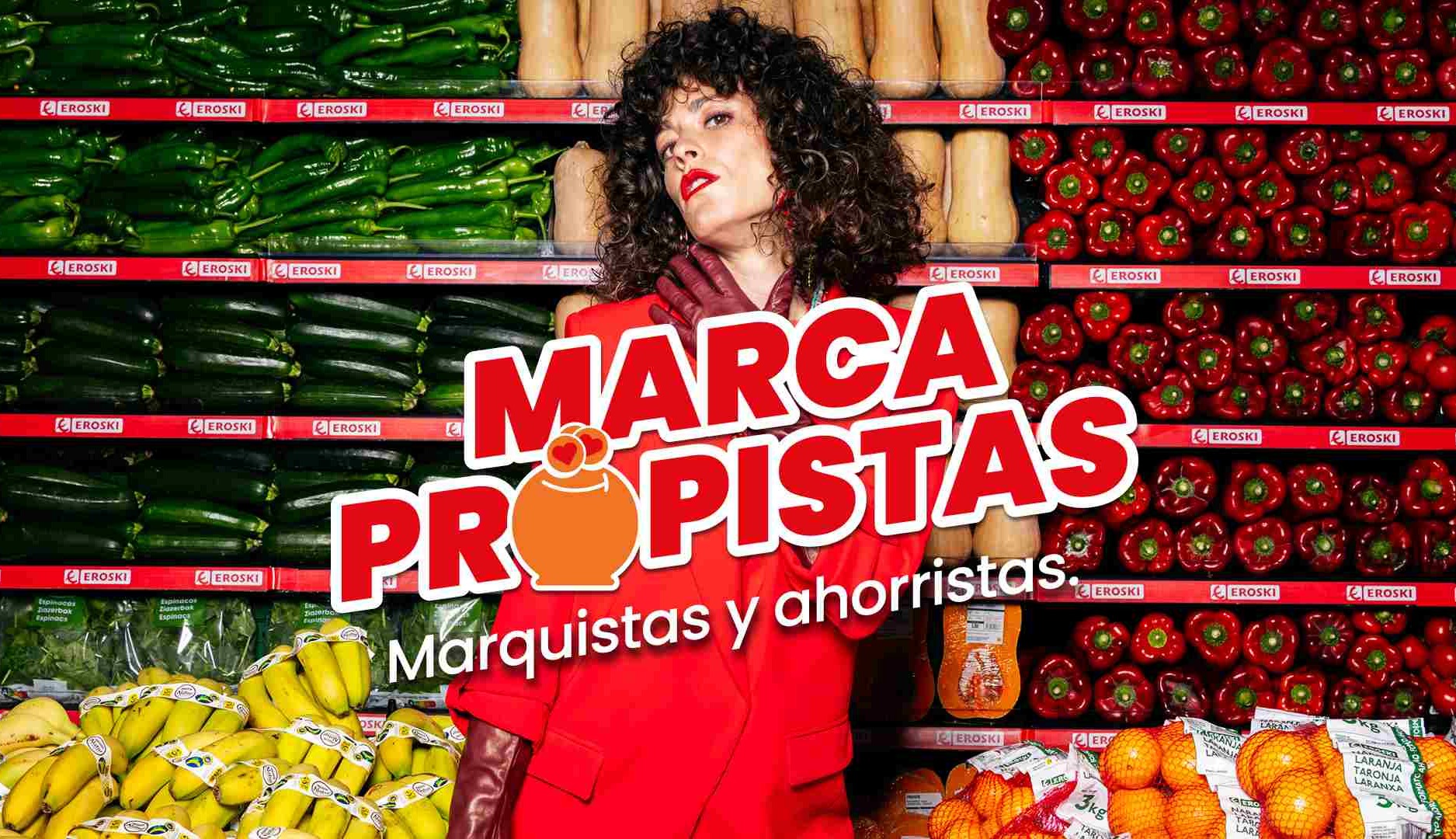 Imagen de la campaña "Marcapropistas" de Eroski