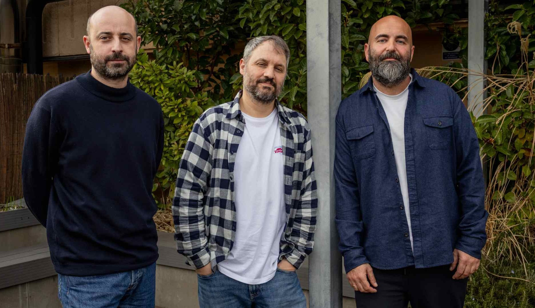 Félix Carral, Jesús Raines y José Izaguirre