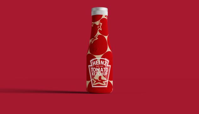 Botella reciclable de kétchup Heinz