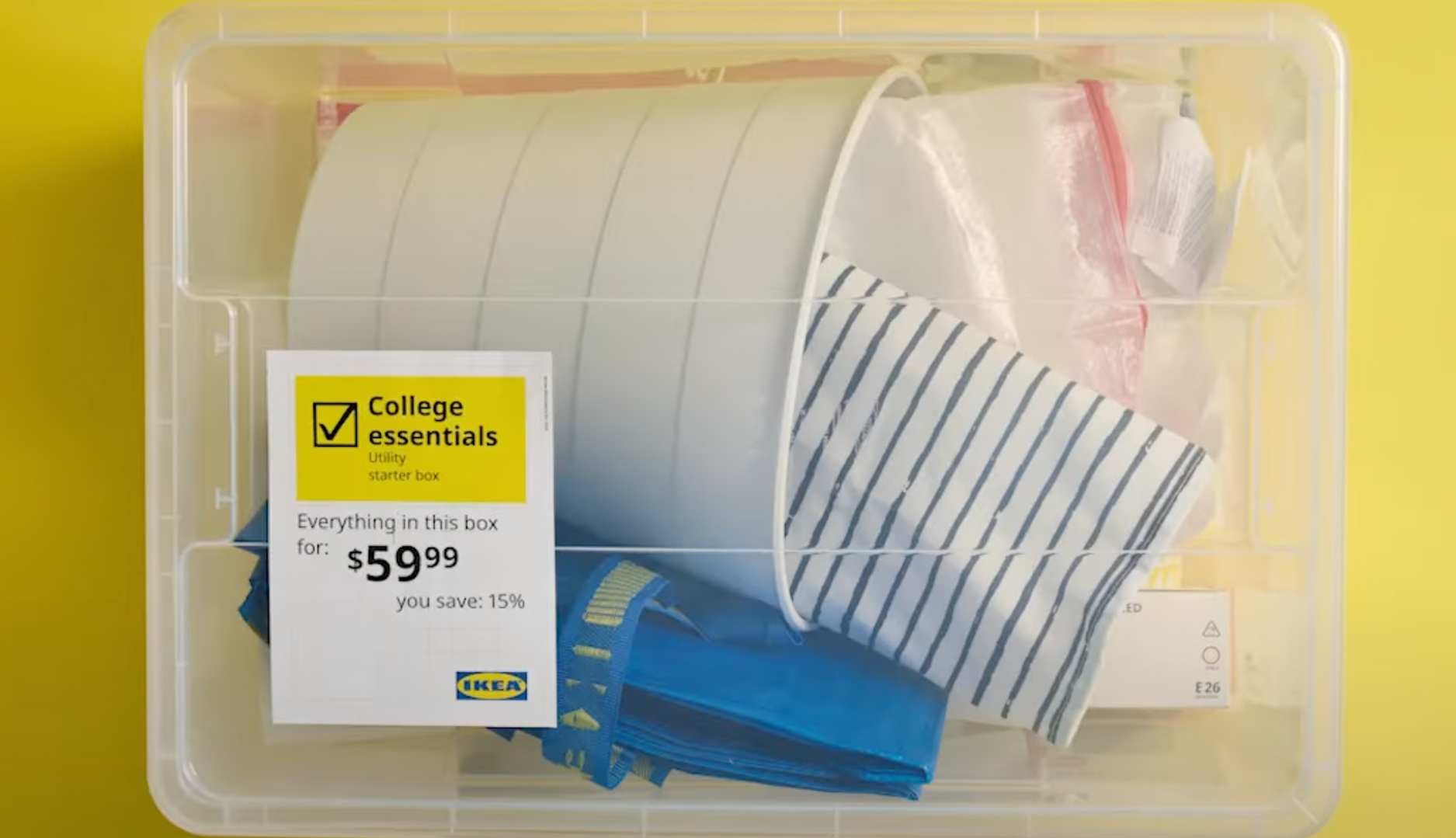 Kit de productos básicos de Ikea