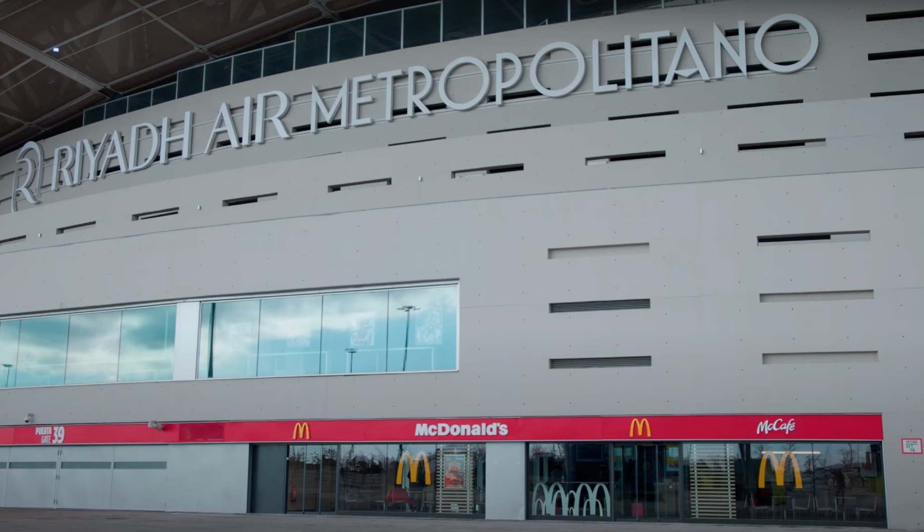 Restaurante McDonald's en el estadio del Atlético de Madrid