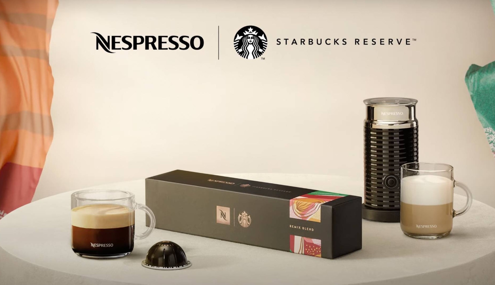 Starbucks y Nespresso se unen en el cobranding de una edición limitada de café