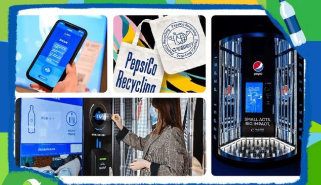 PepsiCo máquinas interactivas de reciclaje en China