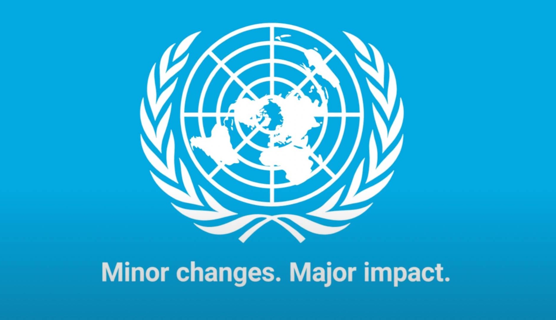 Logotipo rediseñado de la ONU