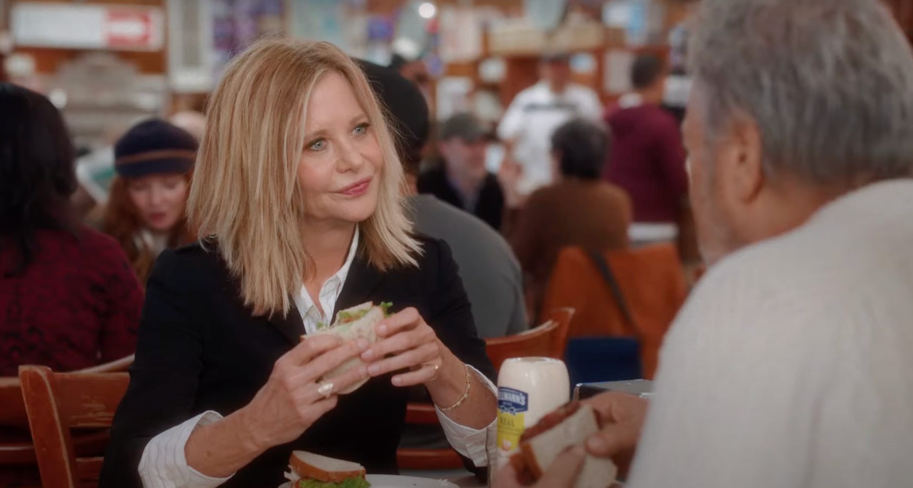 Meg Ryan en un anuncio de Hellmann's