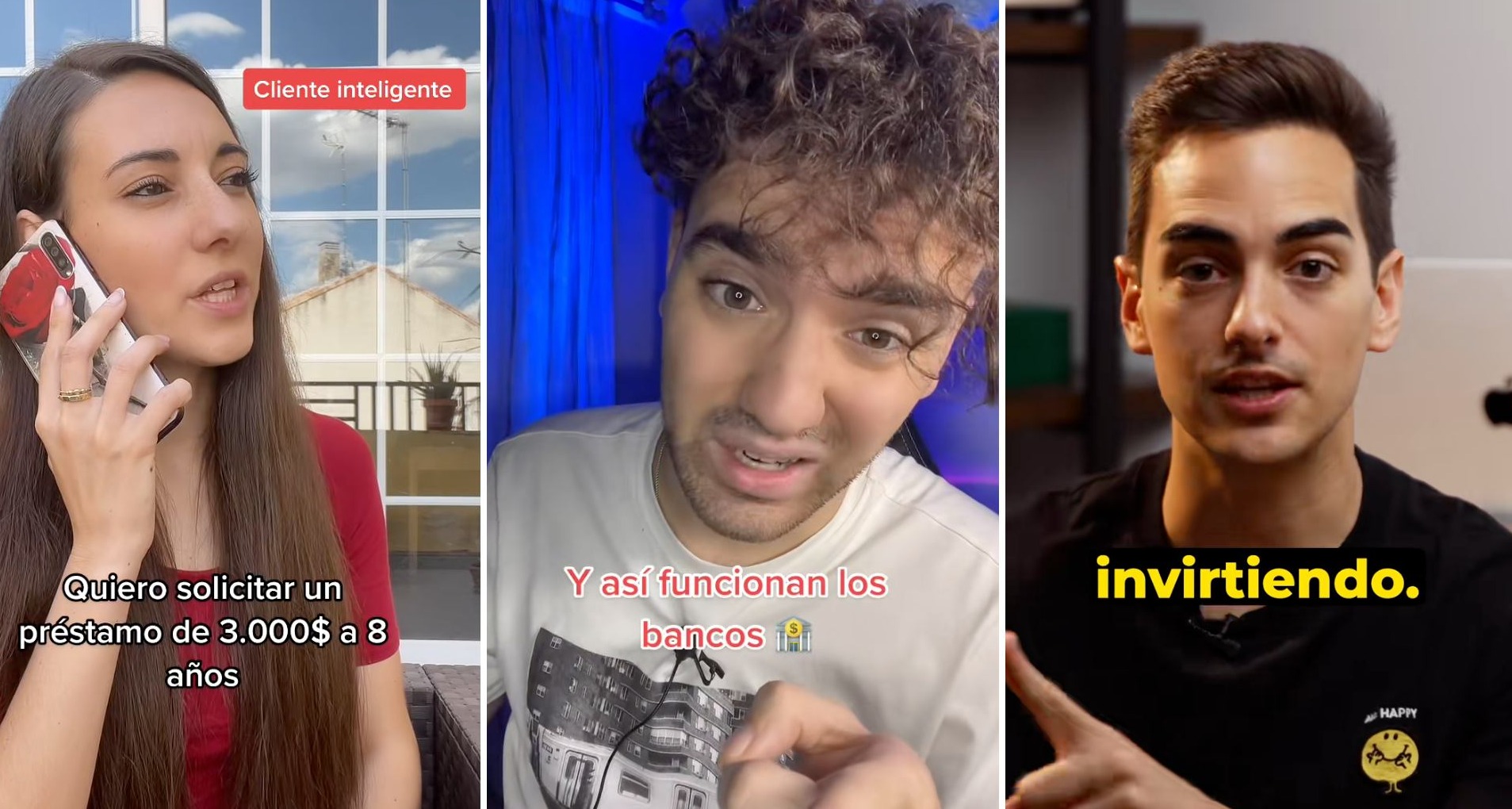 Así habla la Generación Z de los bancos en TikTok Tiktokers hablando de bancos
