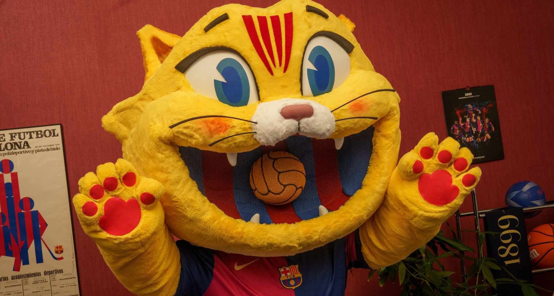 Cat, la mascota de FC Barcelona