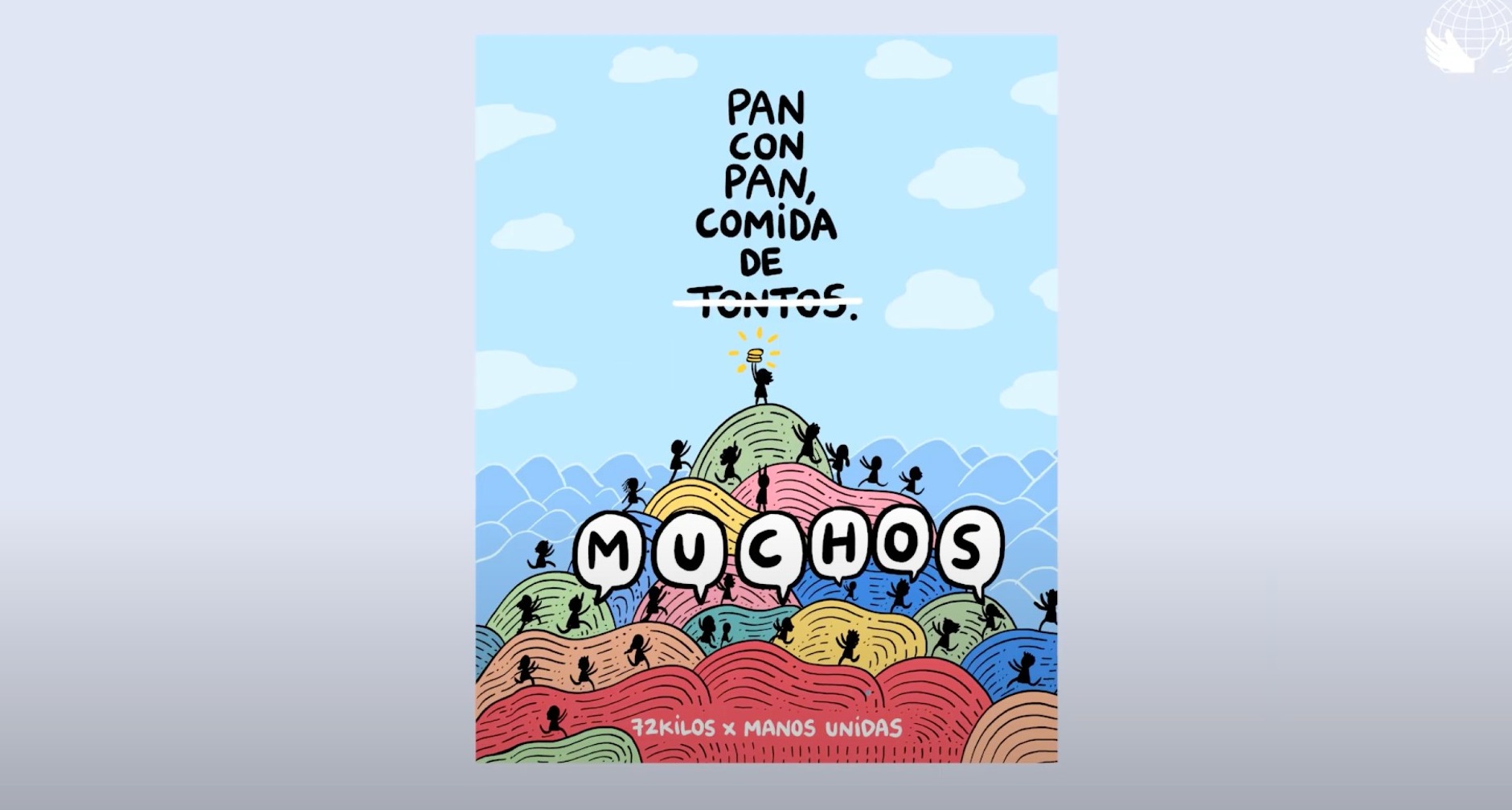 Manos Unidas reinventa los refranes de comida para sensibilizar sobre el hambre Ilustración de 72kilos