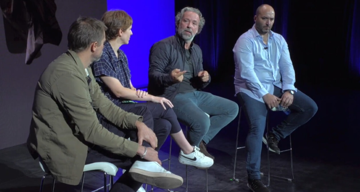 Oriol Villar, Alba Barneda, Albert Soler y Miguel Escribano en el c de c 2020