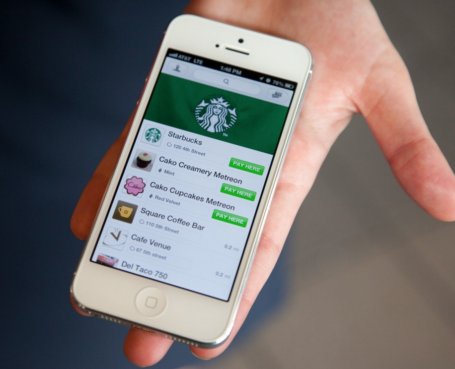 Aplicación para móviles Starbucks