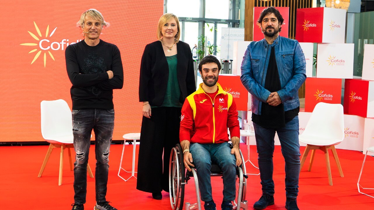 Rueda de prensa de Cofidis con Antonio Orozco, Jesús Calleja y Gonzalo García