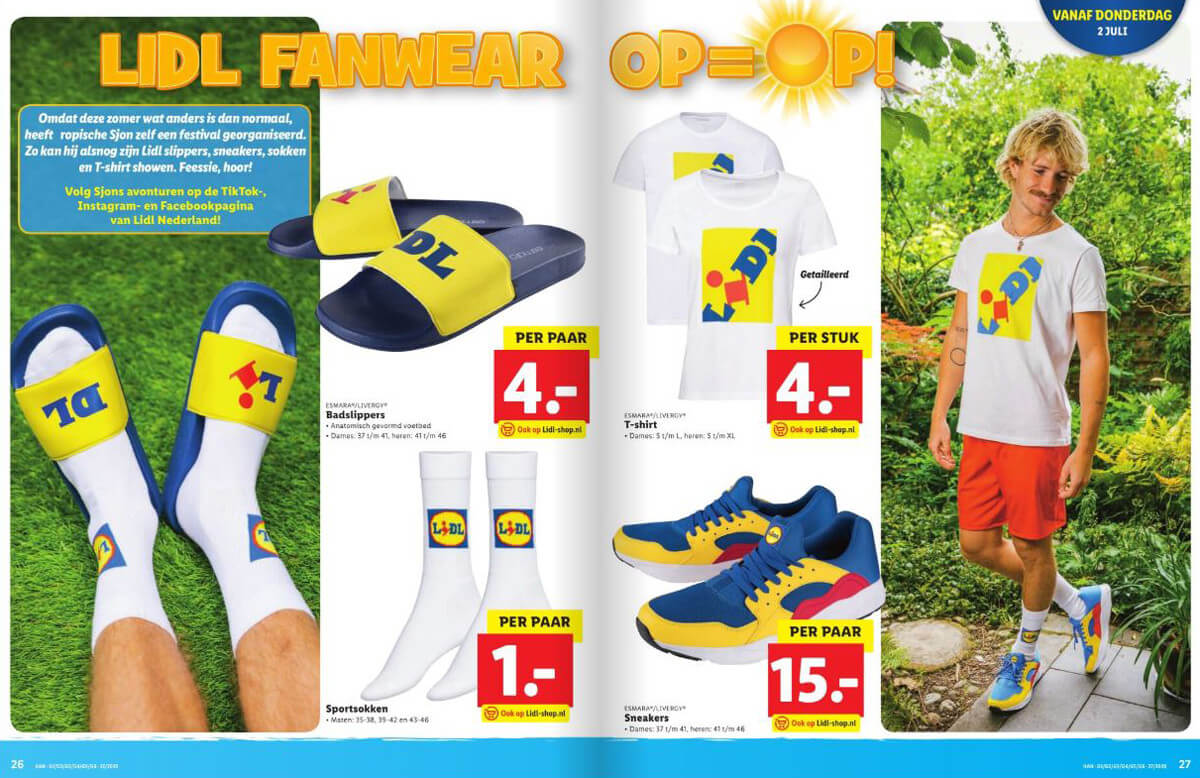 Locura con la nueva línea de ropa de Lidl: unas zapatillas con sus colores  corporativos arrasan en la reventa ¡por 500 euros!