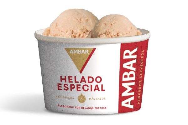 Tarrina de helado de Cervezas Ambar